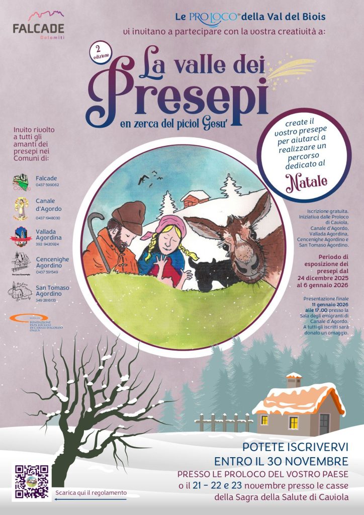 La Valle dei Presepi in Val del Biois, presepi nei borghi